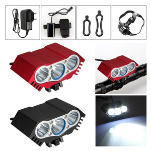 3 x XML T6 LED Headlight Front Bike Bicycle HeadLamp Head Light