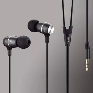 JBMMJ-MJ100 MP3 Metal In-ear Deep Bass Headphone Headset Earphone