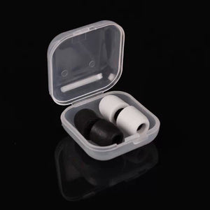 Clear White Plastic Mini Box Case For Earbud Tips Cover Ear Muff