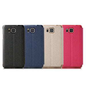 BEPAK Flip PU Leather Case For Samsung GALAXY Alpha G8508S