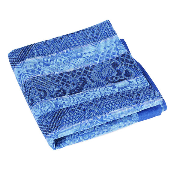 Square Cotton Soft Jacquard Men Handkerchief Pocket Hankies Wedding Party