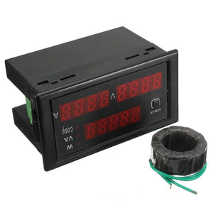 AC 110-220V 100A Digital Backlight Watt Power Meter 80-300V