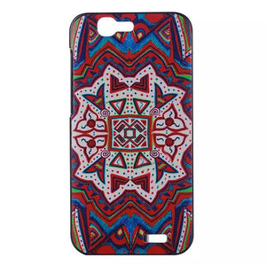 Colored Drawing PC Back Case Cover For Huawei Ascend G7