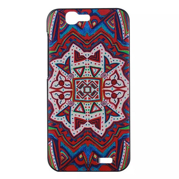 Colored Drawing PC Back Case Cover For Huawei Ascend G7