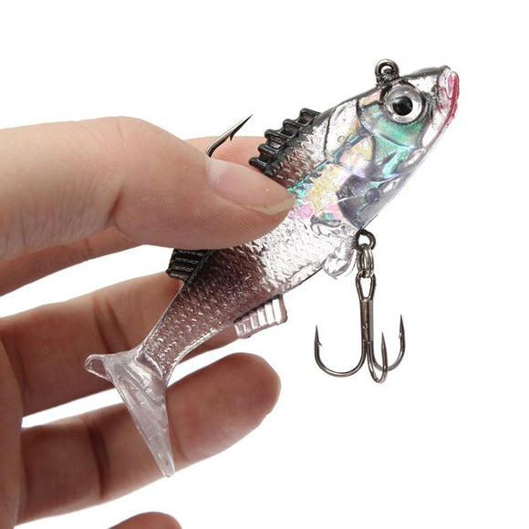 ZANLURE 7.6cm 15g Paillette Fishing Lures Soft Lure Crankbaits Tackle Hooks