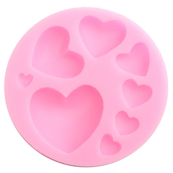 Beautiful Silicone Heart Love Shape Fondant Mold Mould 3D Cake Mold Cake Decoration