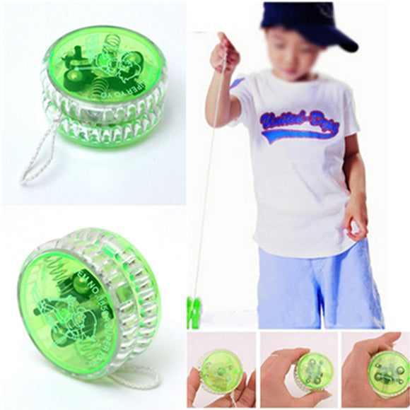 Light Up Yoyo Clutch Mechanism Child Toy Speed Ball Return Top