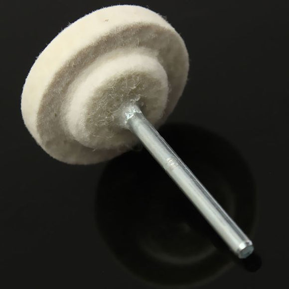 25mm Diameter Wool Felt Polishing Wheel Polisher Pad For Dremel Rotary Tool