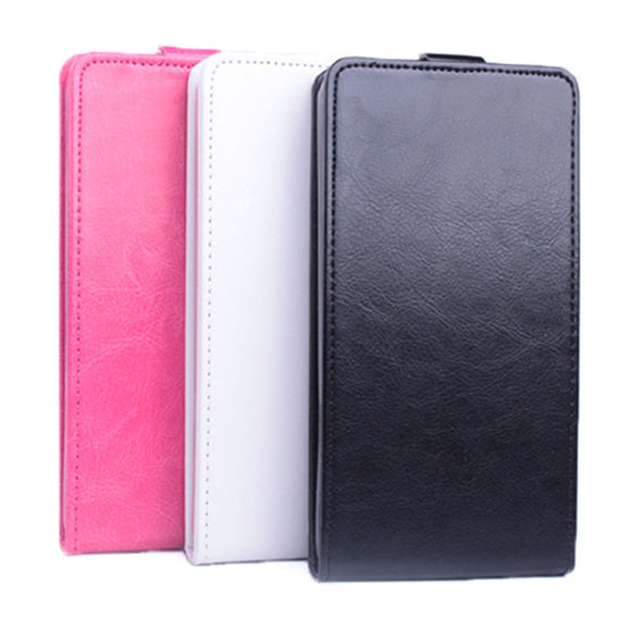 Flip Up And Down Black White Red Color PU Leather Case For Elephone P5000