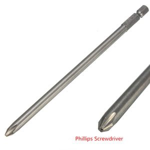 6 Inch 150mm  Screwdriver Bit 1/4 Inch Hex Shank Screwdriver Bit