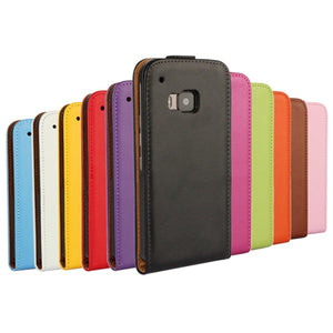 Ultra Thin Flip Up And Down Pu Leather Case Cover For HTC One M9