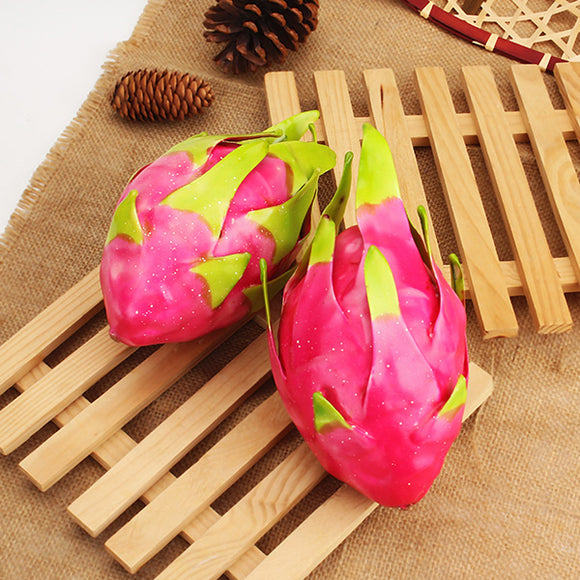 Simulation Fruit Pitaya Artificial Foam Learning Prop Photography Home Decor