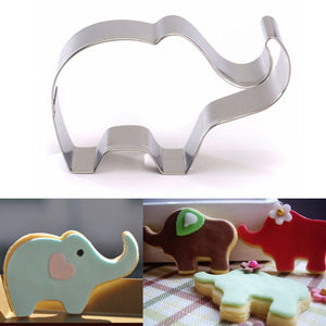 Stainless Steel Elephant Animal Cookie Cutter Cake Biscuit Pastry Mould Mold