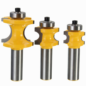 Drillpro RB24 22.2/25.4/35mm 1/2 Inch Shank Carbide Router Bit Wood Working Cutter Engraving Tool