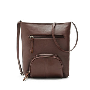 Retro Men And Women Multi Pocket Crossbody Bags Leisure Shoulderbags