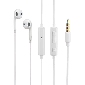 PISEN Brand 3.5mm HIFI Stereo Earphone With Mic For Samsung