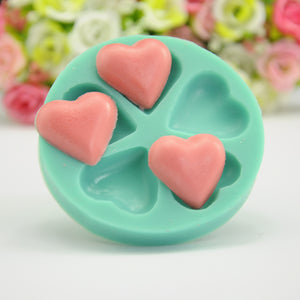 Love Heart Silicone Cake Mold Chocolate Decorating Fondant Mould