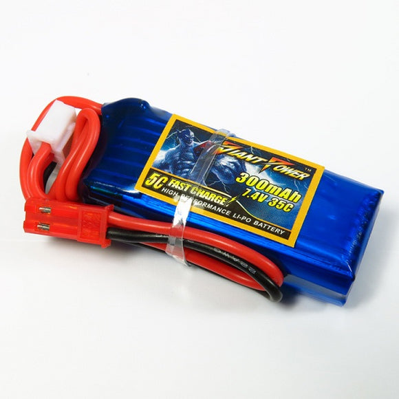 Giant Power 2S 300mAh 7.4V 35C Lipo Battery For Mini RC Model F3P