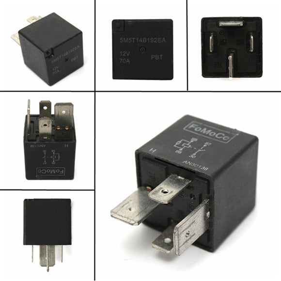 14V 4 Pin 80A 80 Amp Heavy Duty Split Charge ON-OFF Relay For Motor Bike Car Bike Van Boat