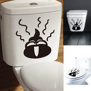 DIY Toilet Sticker Removable Closestool Sticker Bathroom Decoration