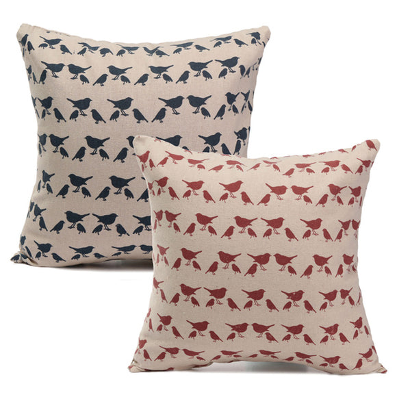 40x40cm Bird Printed Pillow Case Home Office Decorated Cushion Covers