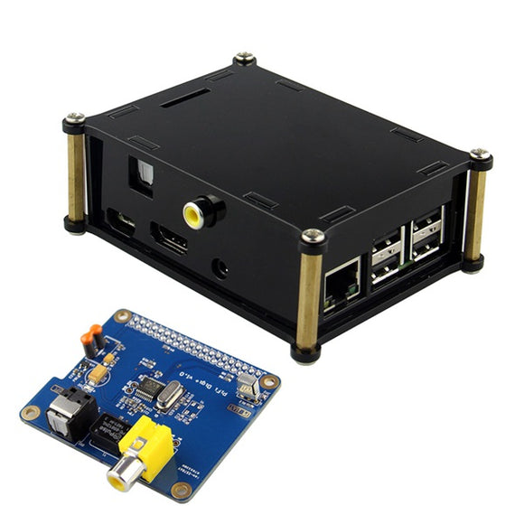 Specific HIFI DiGi+ Digital Sound Card With Case For Raspberry Pi 2 / A+ / B+