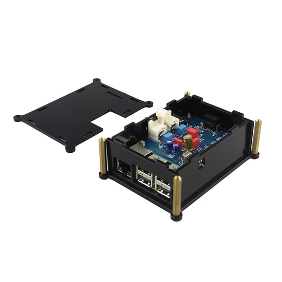 PiFi HIFI DAC+ Digital Audio Card Pinboard With Case For Raspberry Pi 2 Model B / B+ / A+