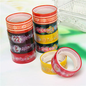 10 Rolls Cartoon Decor Tape Scrapbooking Adhesive Paper Tape Stickers