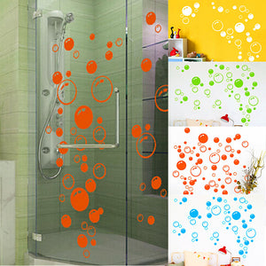 42x21cm Bubbles Wall Sticker Bathroom Window Shower Tile Art Decoration