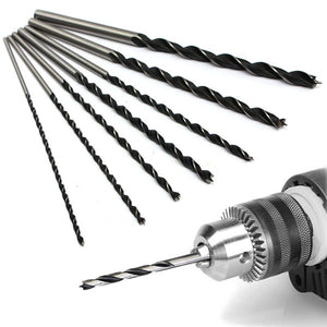 7pcs 4/5/6/7/8/10/12mm 300mm Brad Point Twist Drill Bits Set Wood Working Tool