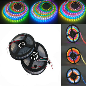 5M WS2812B 5050 RGB Waterproof IP67 300 LED Strip Light Dream Color Changing Individual