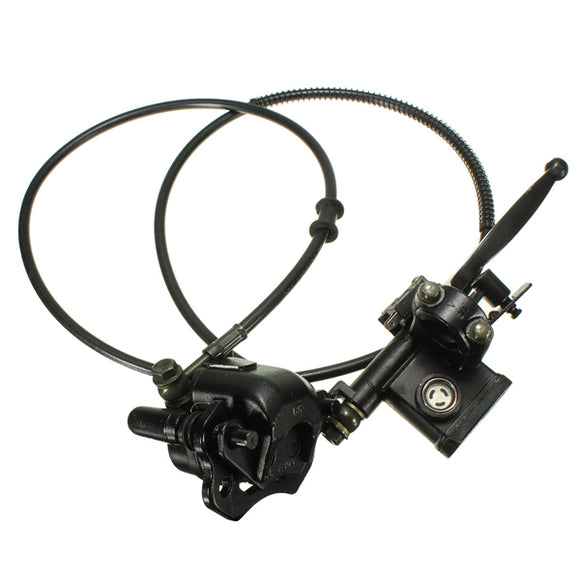 Rear Brake Master Cylinder With Caliper For ATV Quad 70CC 90CC 110CC 125CC 250CC