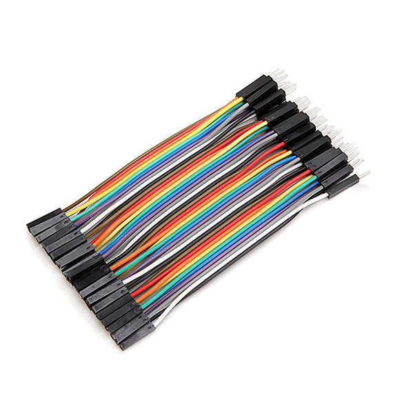 40pcs 10cm Male To Female Jumper Cable Dupont Wire For Arduino