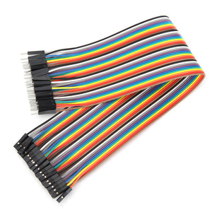 40pcs 30cm Male To Female Jumper Cable Dupont Wire For Arduino