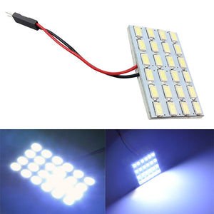 5630 24SMD Car White LED Interior Dome Reading Trunk Panel Light Bulb