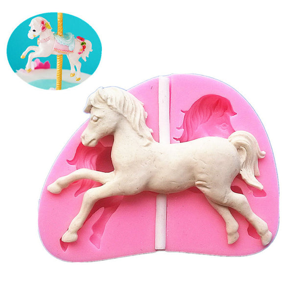 Silicone Horse Fondant Chocolate Mold Mould Cake Decoration