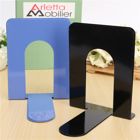 L Shaped Anti Skid Bookends Shelf Bookcase Suited For Home And Office Practical