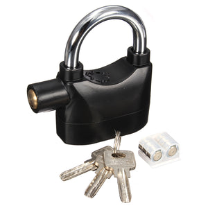 Waterproof Motorcycle Alarm Padlock Anti Theft Security Siren Multi-use