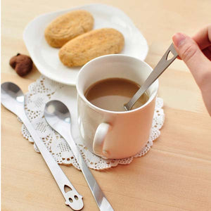 Stainless Steel Smile Face Coffee Spoon Tea Spoon Kitchen Tools