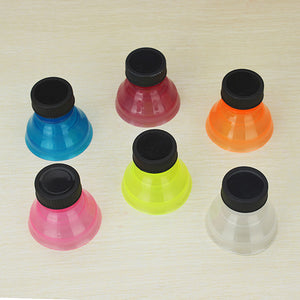 6Pcs Creative Soda Savers Toppers Reusable Bottle Caps Can Convert