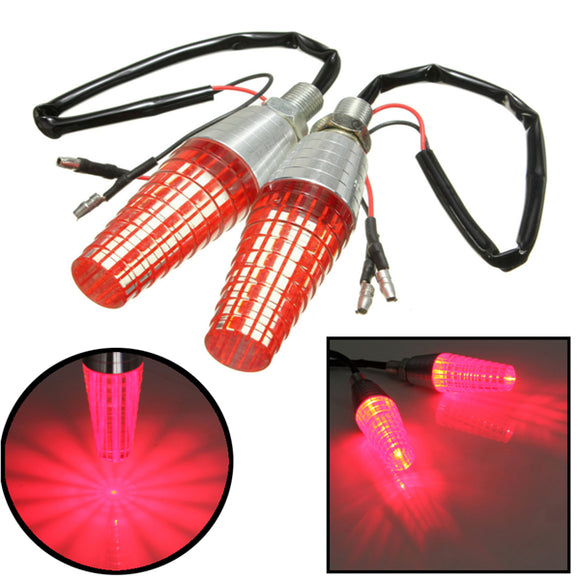 Motorcycle Red LED Turn Signal Indicator 10mm Bolt For MXC EXC KTM Supermoto