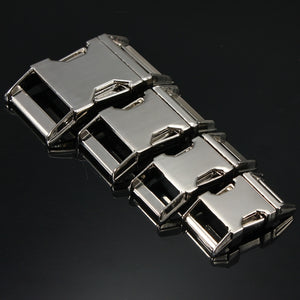 Metal Side Release Buckle For Paracord Bracelet Zinc Alloy Various Size