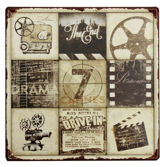 Movie Feature Tin Sign Vintage Metal Plaque Poster Bar Pub Home Wall Decor