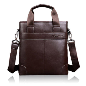 Men PU Business Casual Black Brown Shoulder Crossbody Bag Handbag