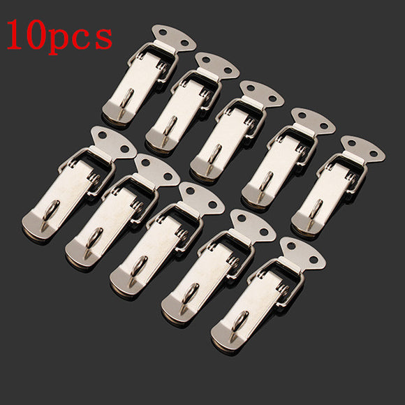 10 pcs Boxes Case Closure Hasp  Button Nose  Box Toggle Latch  Duck Mouth Buckle Spring Clasp Lock