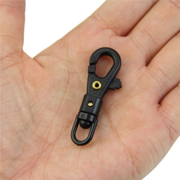 Mini Rotatable Buckle Hang Quickdraw Outdoor Survival Carabiner Key Chain Tool