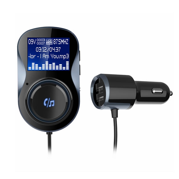 iMars BC30 Car 4.1+EDR bluetooth MP3 Player Hands-Free Dual USB FM Transmitter Car Charger