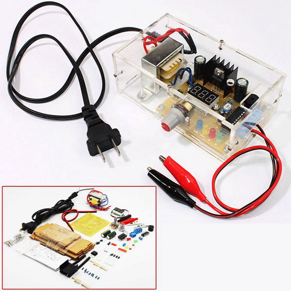 LM317 Adjustable Voltage EU 220V Power Supply Module Kit Electronics DIY Spare Parts