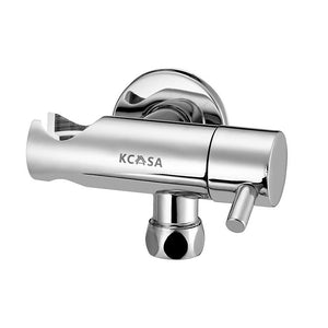 KCASA Copper One Control Switch Water Knockout Trap Two Way Angle Valve Bath Water Diverter