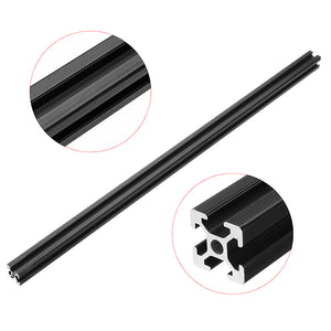 Machifit 500mm Length Black Anodized 2020 T-Slot Aluminum Profiles Extrusion Frame For CNC